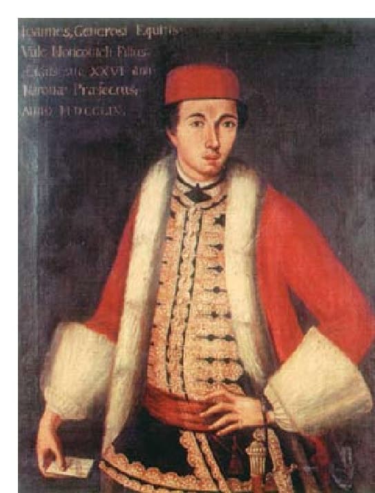 Portret Ivana Nonkovića koji je naslikao Filippo Naldi 1759. godine